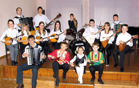 Учащиеся детской музыкальной школы Комсомольска-на-Амуре